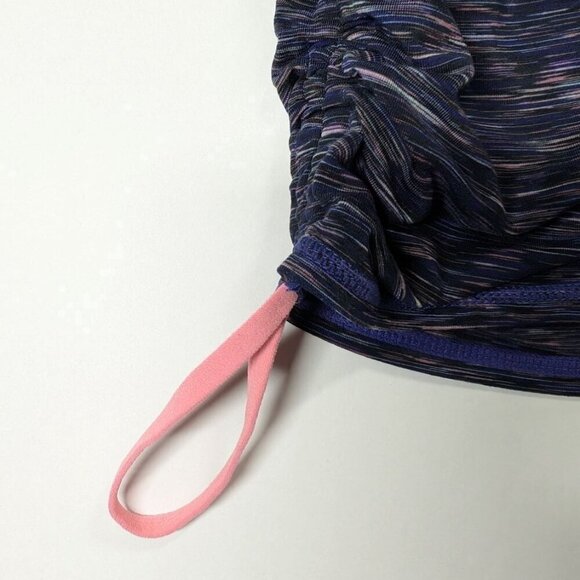 Sweaty Betty Tank Space Dye Seamless Ruched Multicolor Pattern Blue Womens XS - Picture 7 of 7